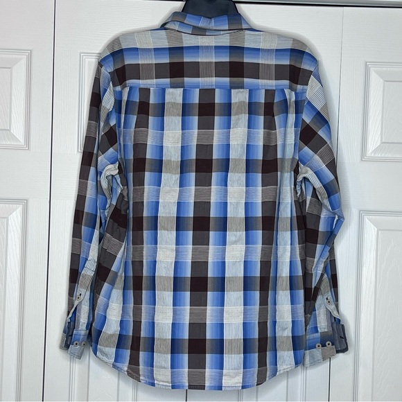 Tommy Bahama Plaid Island Modern Fit Button down Shirt Size Large - Picture 2 of 11